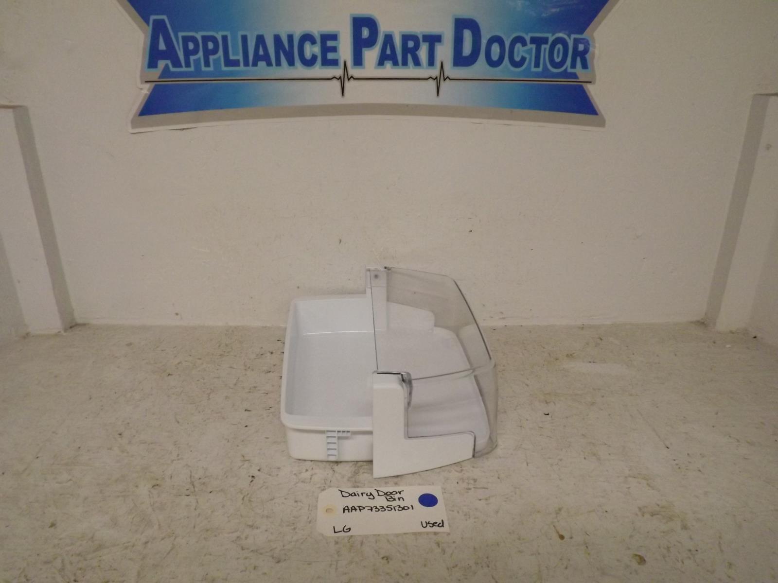 LG Refrigerator AAP73351301 Dairy Door Bin Used LG Refrigerator AAP73351301 Dairy Door Bin Used